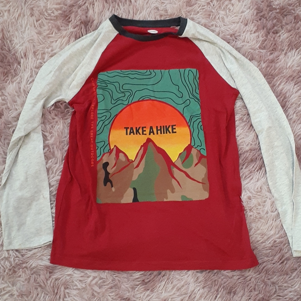 Boys Take A Hike baseball tee